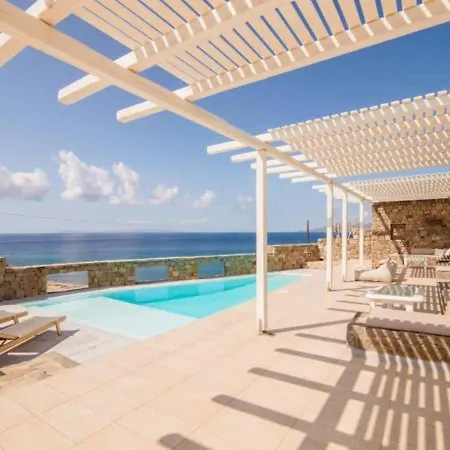 Elite With Pool & Sea View Villa Choulakia