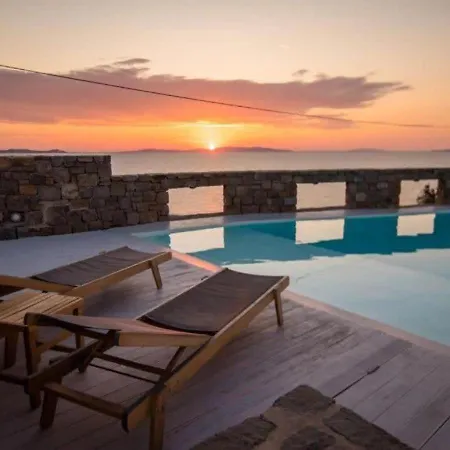 Elite With Pool & Sea View Villa Choulakia