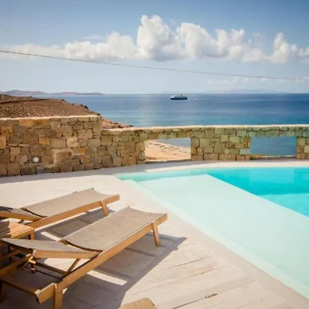 Elite With Pool & Sea View וילה *