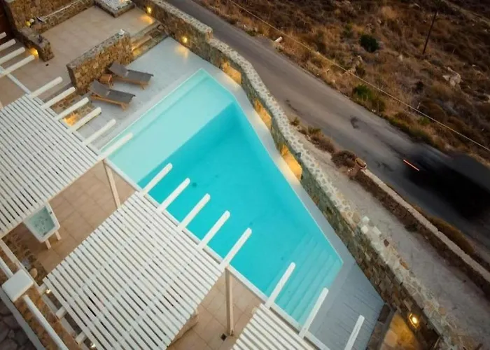 Elite With Pool & Sea View * Houlakia (Mykonos)