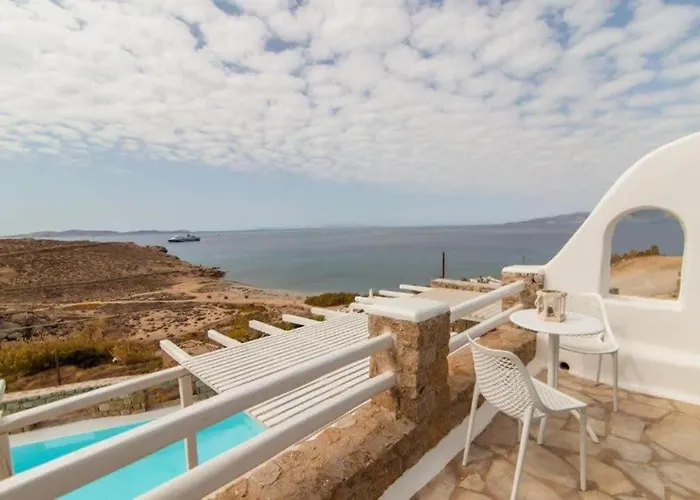 Elite With Pool & Sea View Villa Houlakia (Mykonos)