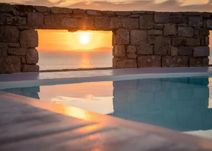 Elite With Pool & Sea View * Houlakia (Mykonos)